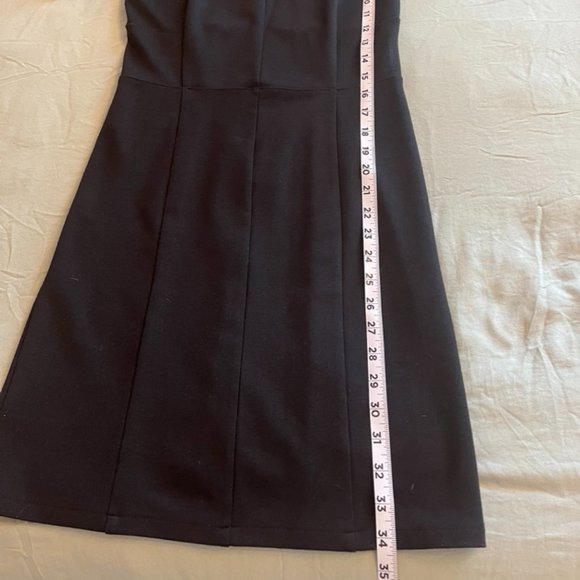 Robbi & Nikki Black Dress with Sheer Neckline and Polyester Body, Metal Zipper - Picture 7 of 7